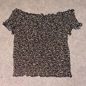 Cheetah Print Crop Top